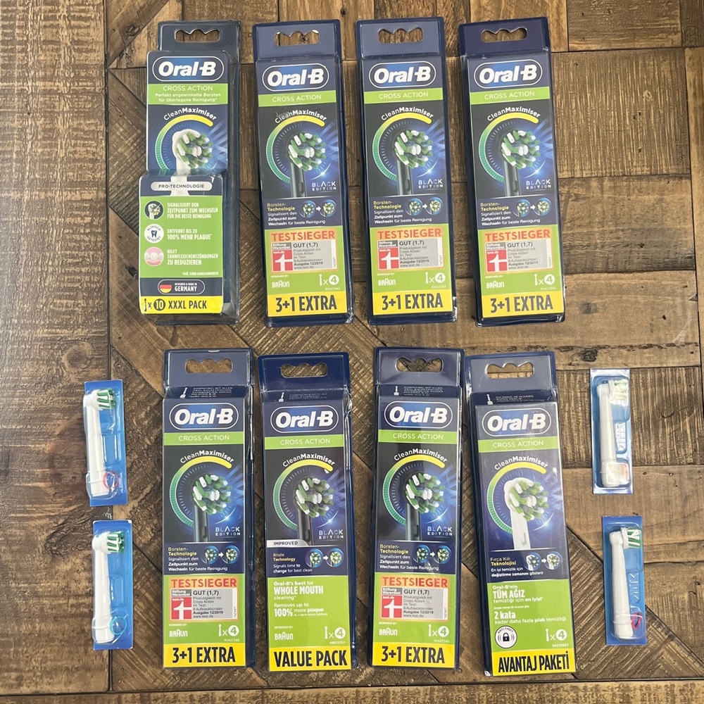 Oral-B Cross Action Replacement Brush Heads x42 count